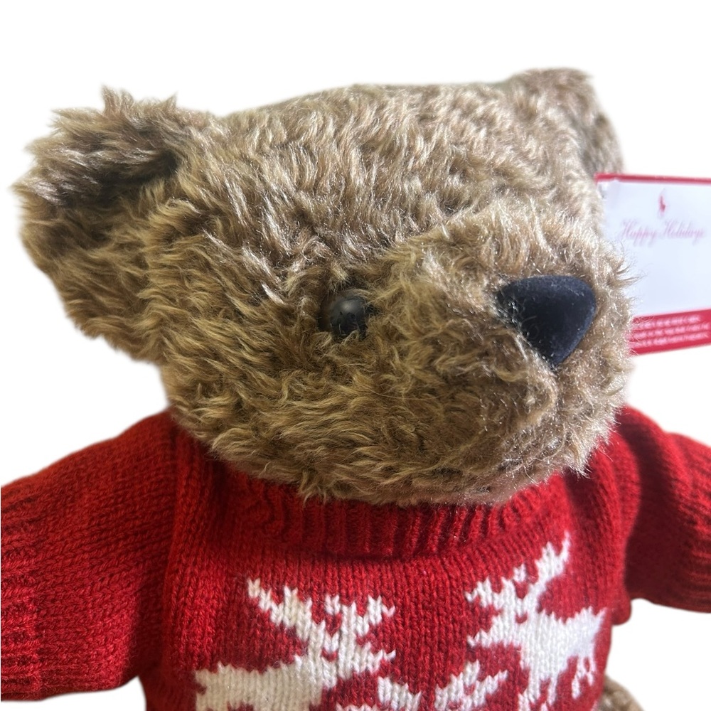 NWT VTG 1998 Ralph Lauren PoloPosable Teddy Bear Holiday Ralph Lauren Christmas - Picture 10 of 15